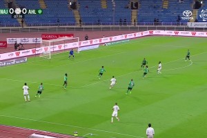 [集锦]沙特联-布赖坎制胜球 纳杰马体育0-1不敌吉达国民