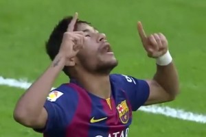 回忆下内马尔在西班牙国家德比中精彩的表现